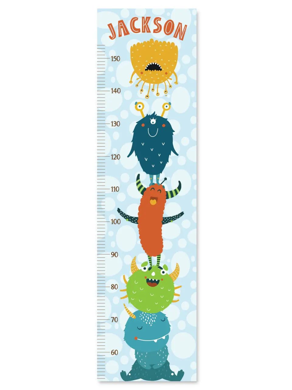 Monster Growth Chart - Canvas Hanging Growth Chart