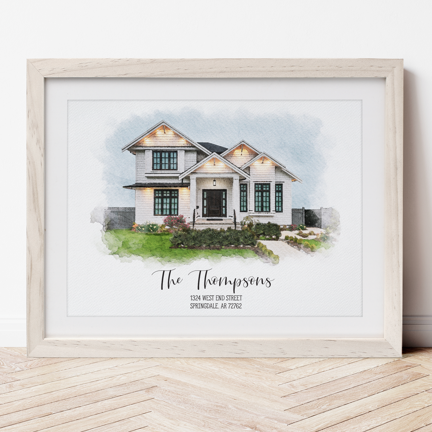Watercolor House Portrait