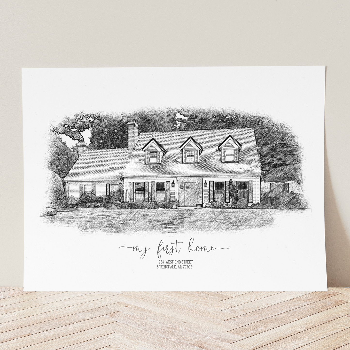 Sketch House Portrait
