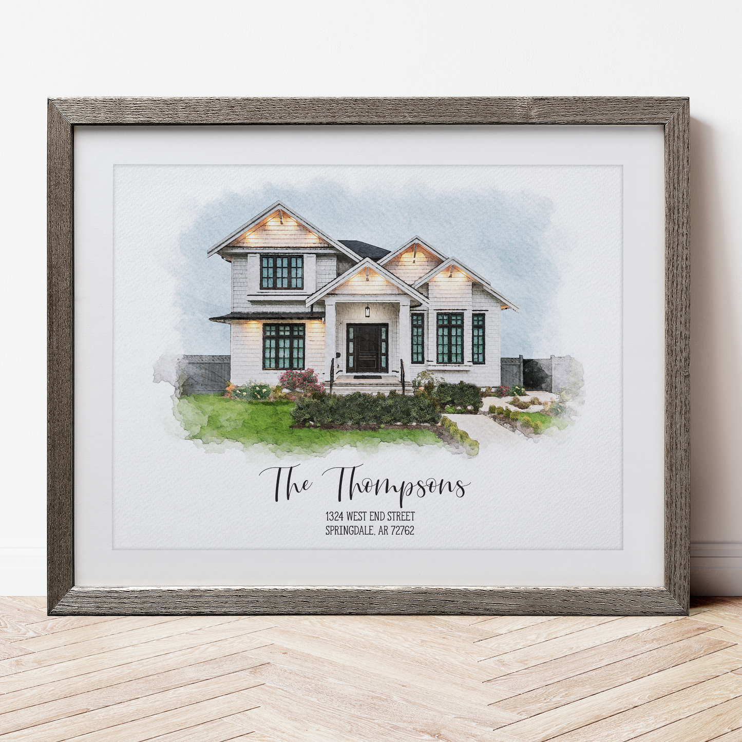 Watercolor House Portrait