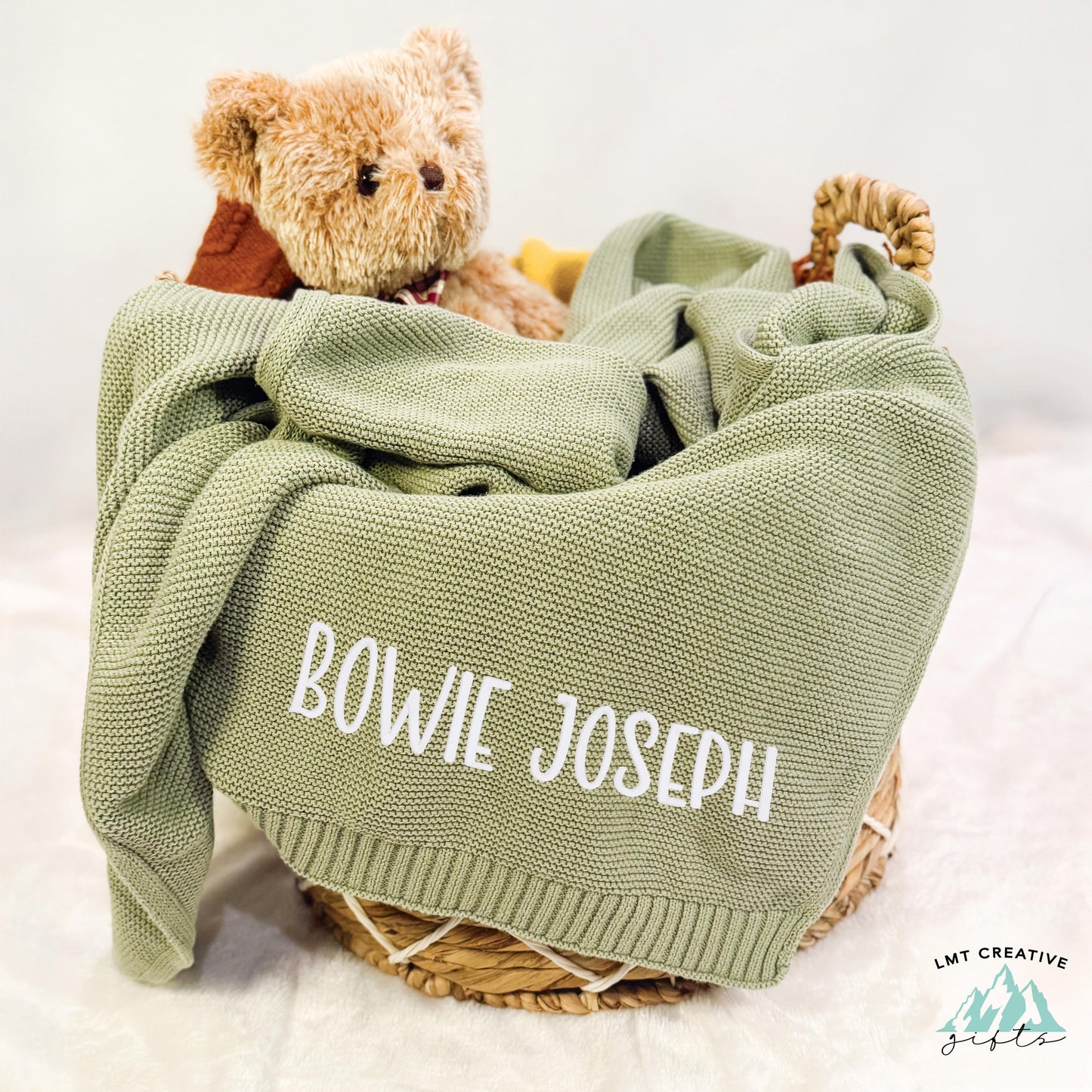 Custom Baby Gift, Personalized Embroidered Baby Blanket, Gift for Baby Shower, Newborn Baby Gift, Stroller Blanket, Newborn Gift