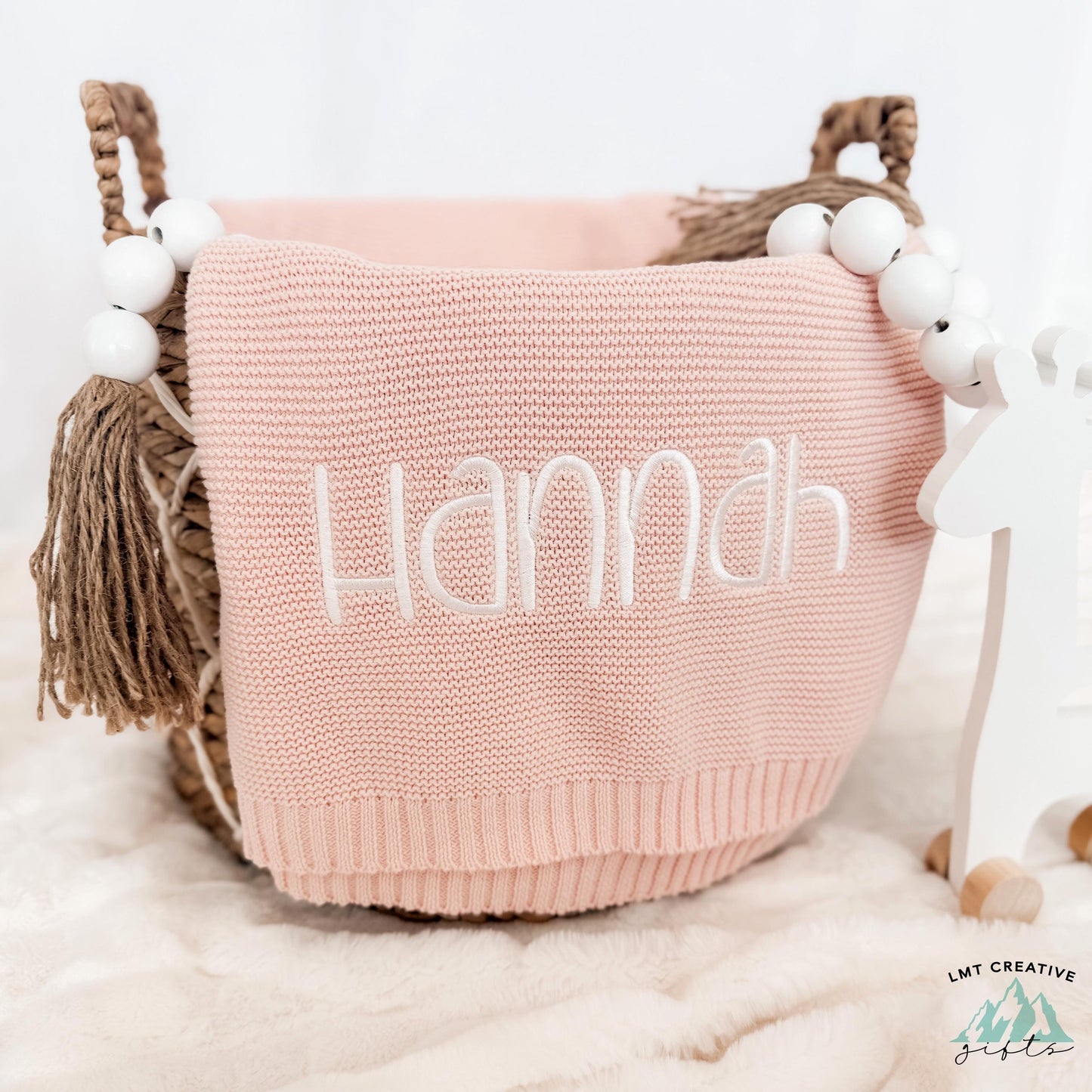 Personalized Embroidered Baby Blanket – Custom Name, Monogrammed Newborn Baby Gift, Gift for Baby Shower, Newborn Baby Gift, Newborn Gift