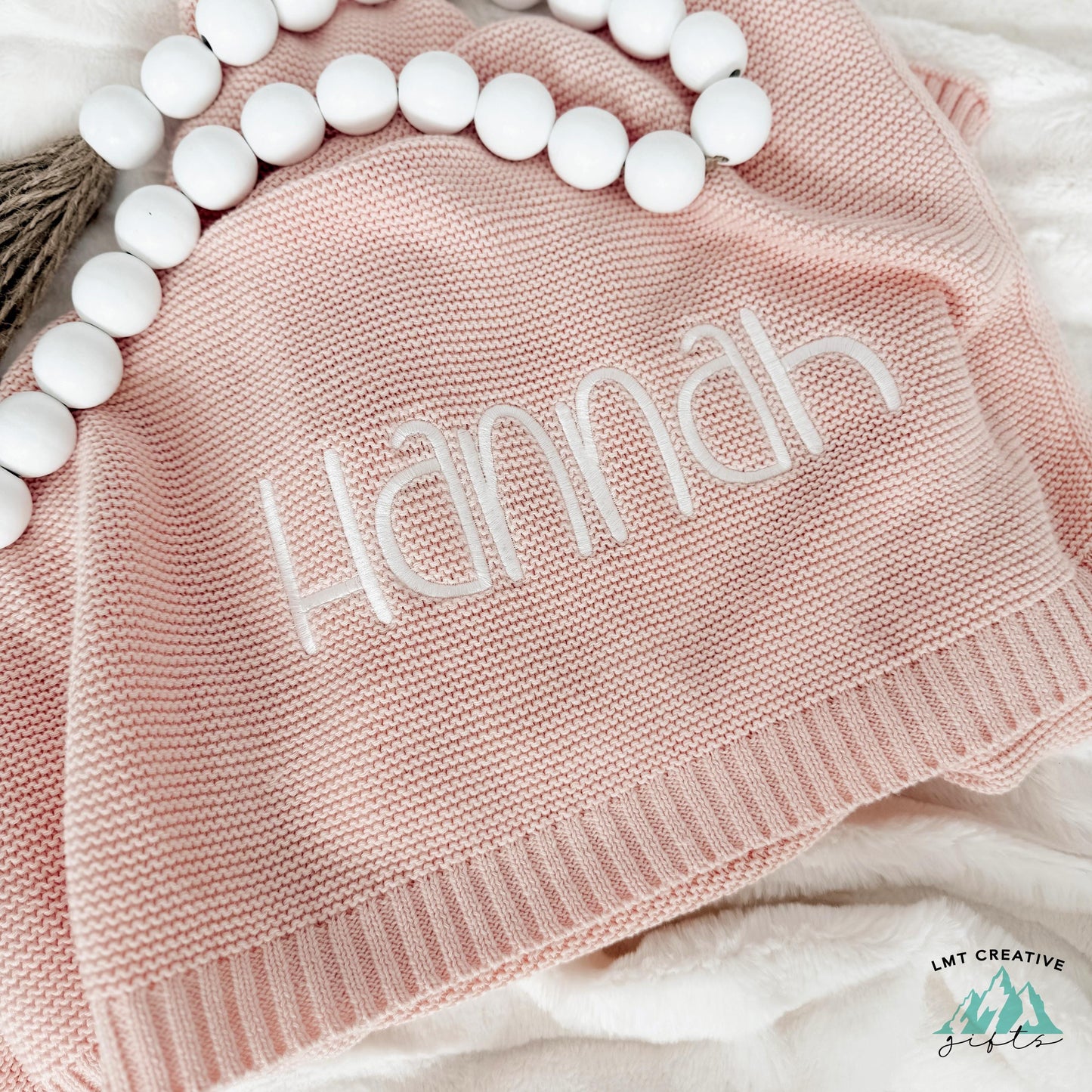 Personalized Baby Blanket, Baby Shower Gift, Baby gift, Baby Blanket, Embroidered Name Knit Blanket, Newborn Baby Gift, Unnamed Baby Gift