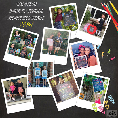 First Day Of School Sign, Personalized Back to School Sign, Custom First Day Of School,  First Day of Kindergarten, Princess, Last Day